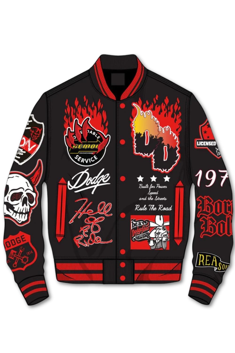 Reason Dodge Demon Varsity Jacket