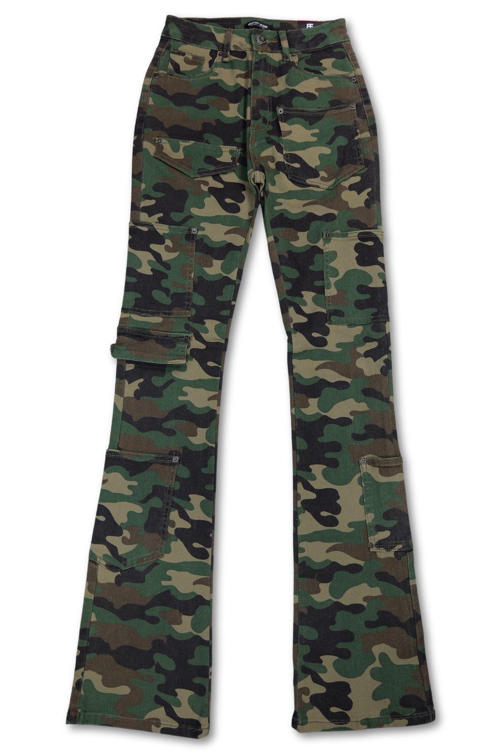 Women’s Red Fox Stacked Cargo Jeans - Camo