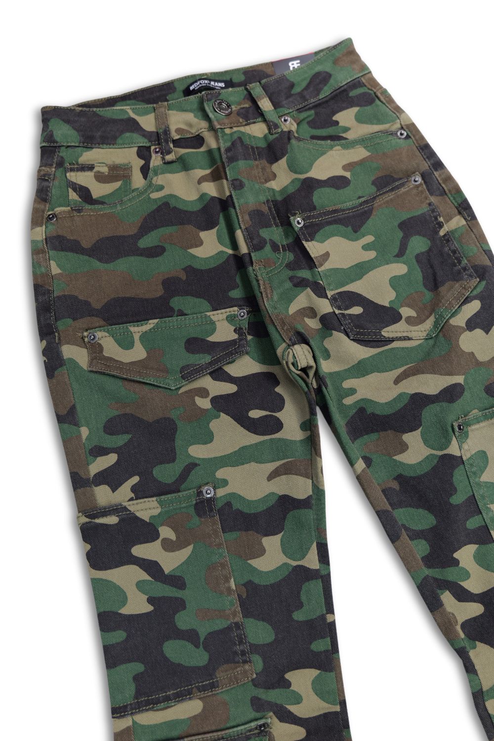 Women’s Red Fox Stacked Cargo Jeans - Camo