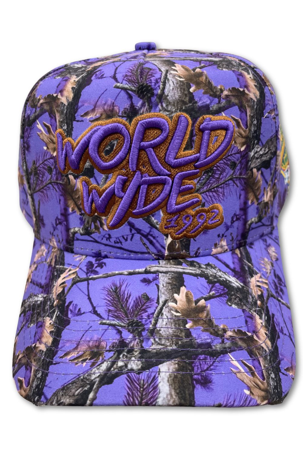 World Wyde Camo Trucker Hat - Purple