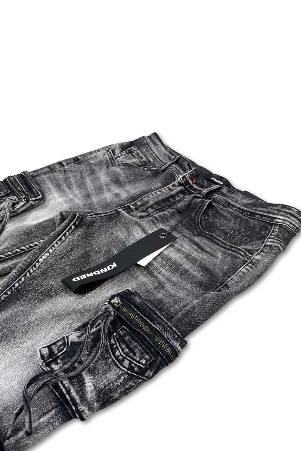 Kindred Stacked Jeans - Black Stone