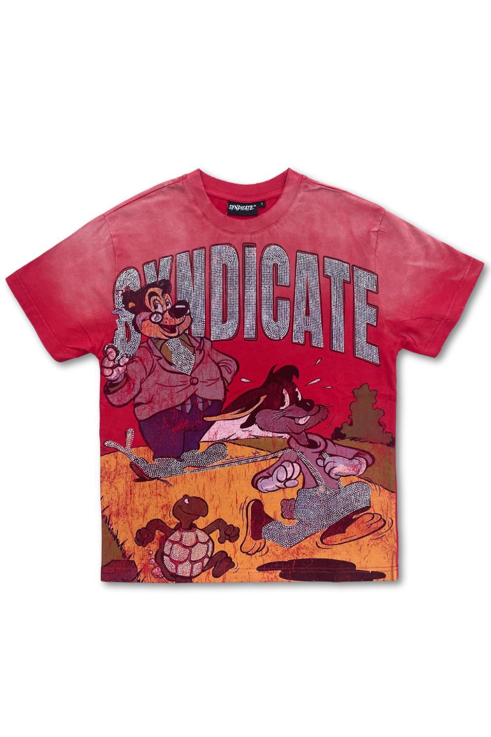 Syndicate Head Start T - Shirt - Red Wash