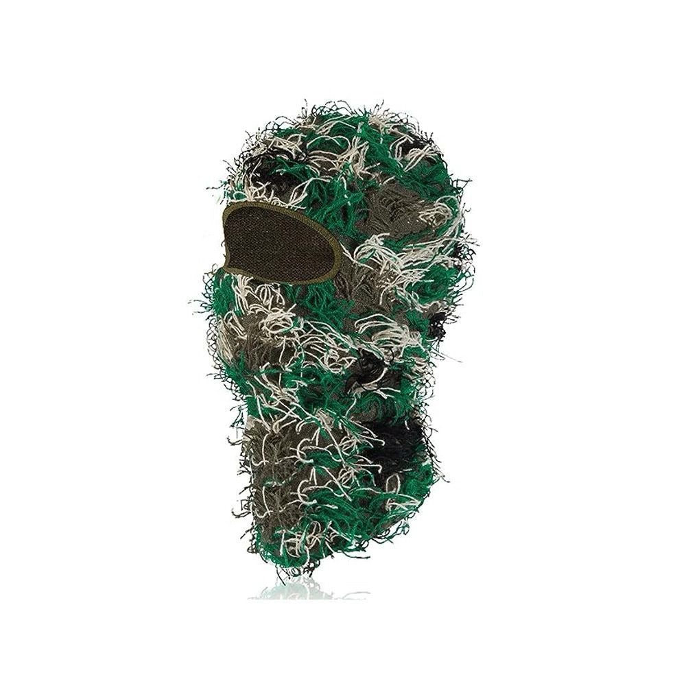 Sheisty Mask - Ski Mask - Balaclava Mask - Green/Black/White