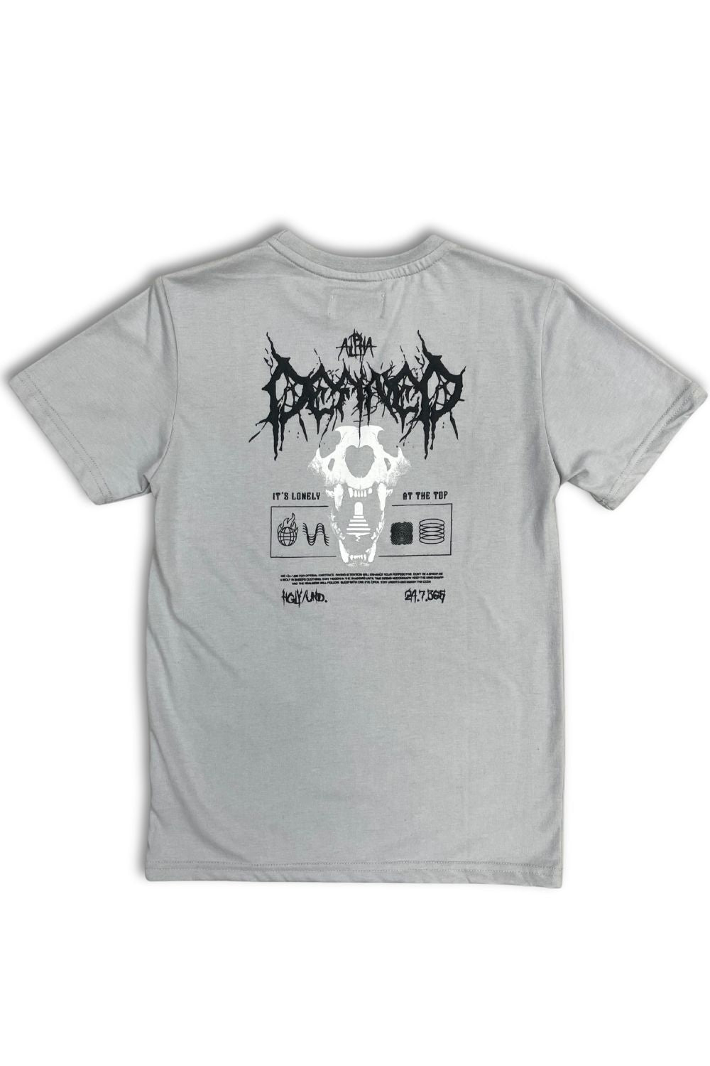 Kids Undrtd At The Top Short Set - Grey