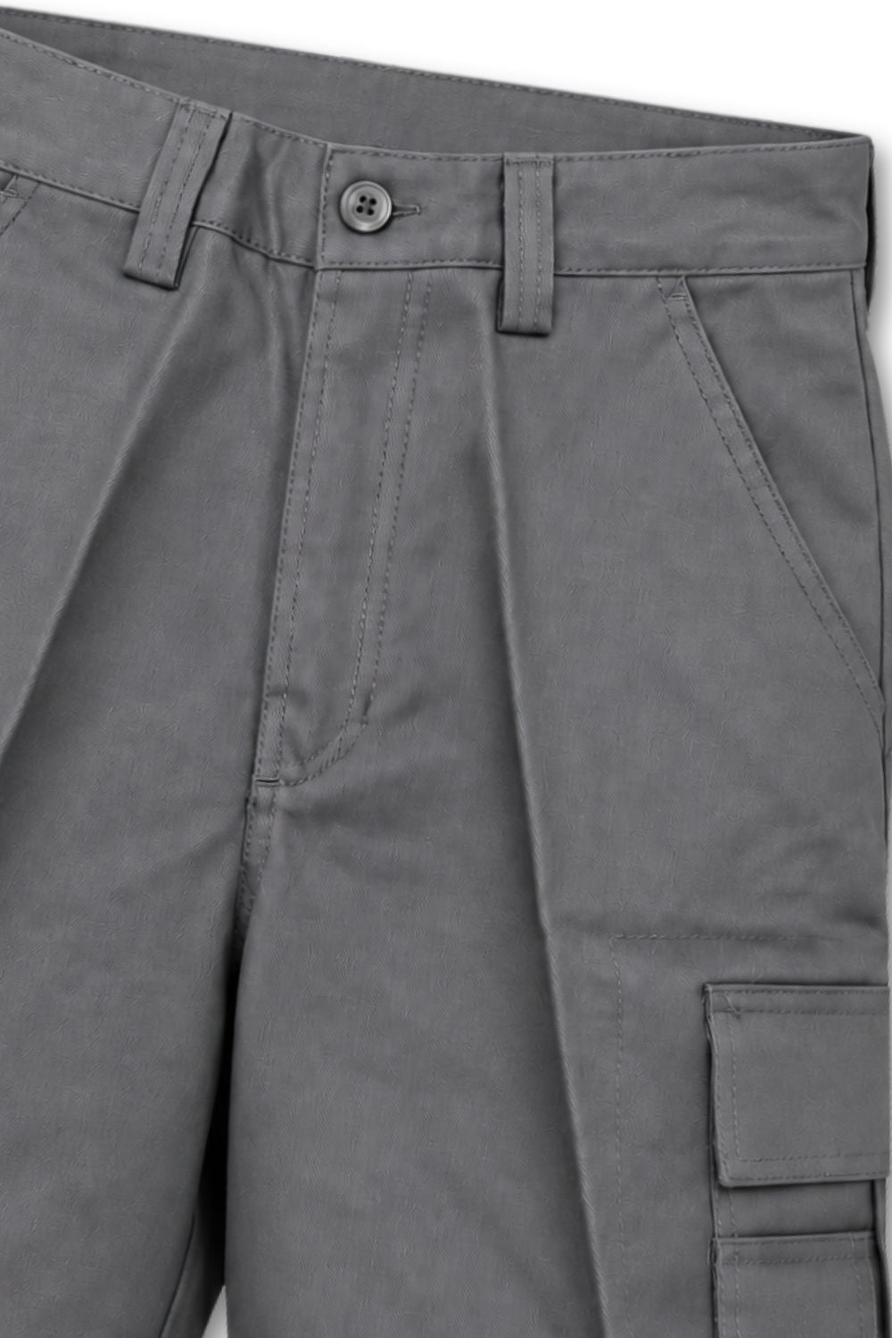 Kids Basic Cargo Shorts - Charcoal