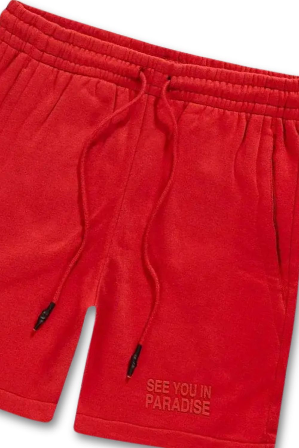 Kids See You In Paradise Tonal Shorts - Red