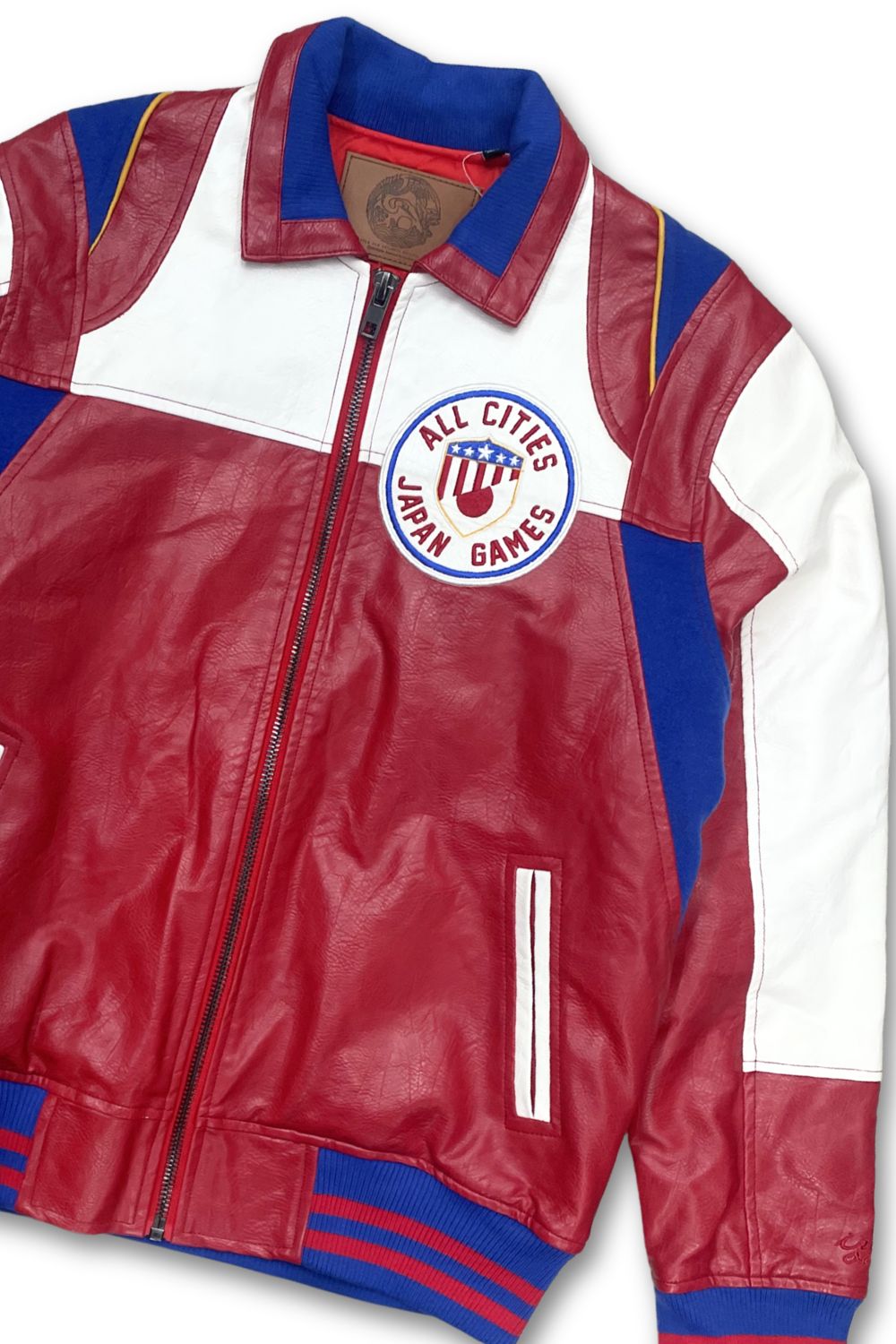 Iro Ochi Team Japan Pu Leather Jacket