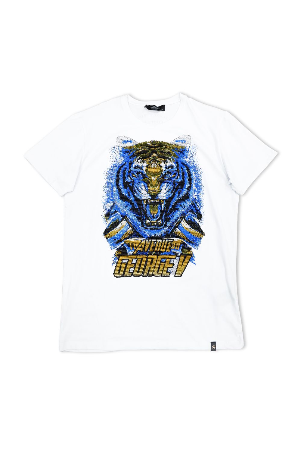 George V- Lion -T - Shirt -White