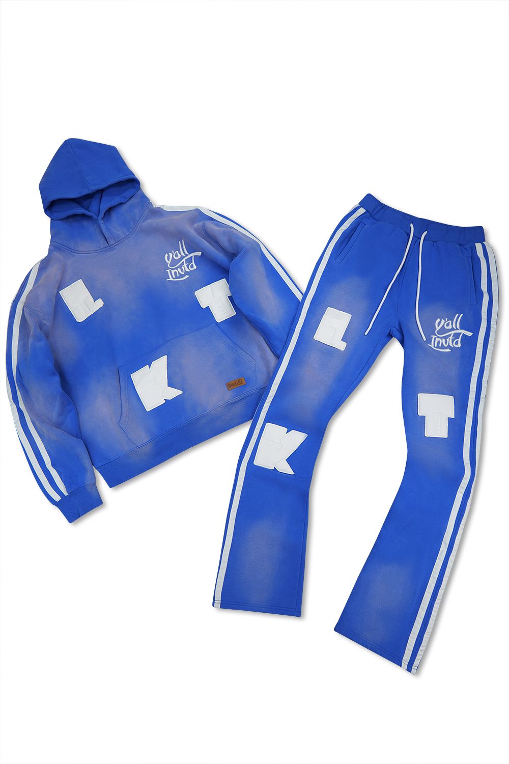 Kleep -Y’all Invtd Stacked Sweatsuit - Blue