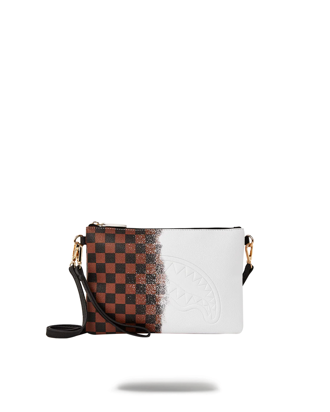 Sprayground -Spraysharks Worldwide Crossover Clutch w/ Shoulder Strap