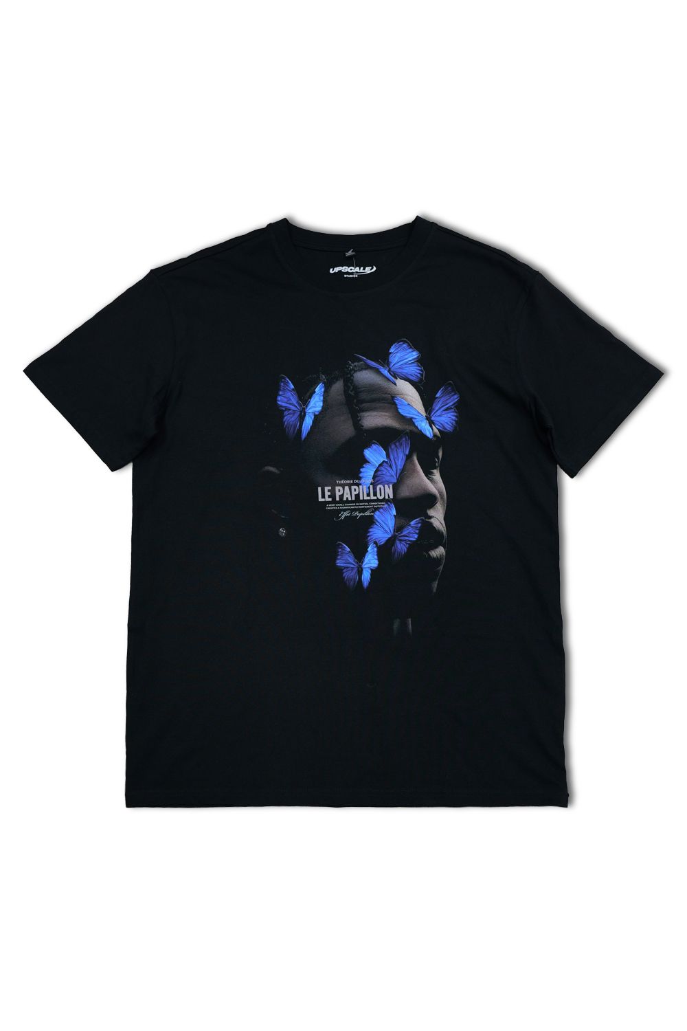 Upscale Studios -LE Papillon Graphic T - Shirt - Black