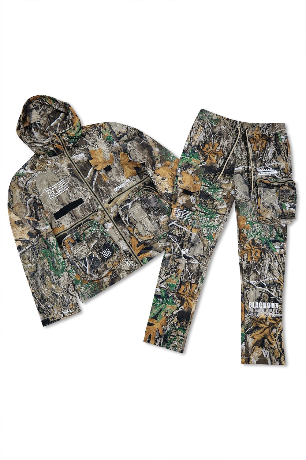 Kloud9 -Windbreaker Cargo Pocket Set - Hunter Camo