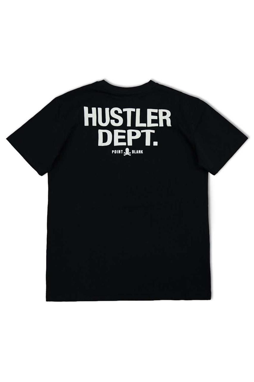 Hustler Dept Graphic T - Shirt - Black - Cream