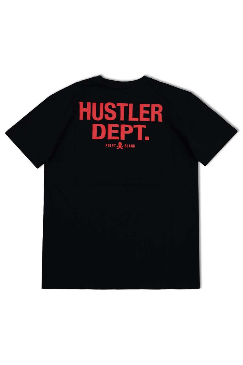 Hustler Dept Graphic T - Shirt - Black - Red