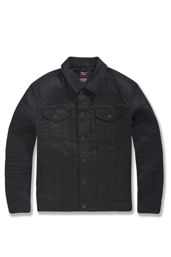 Jordan Craig- Gaucho Denim Trucker Jacket -Black