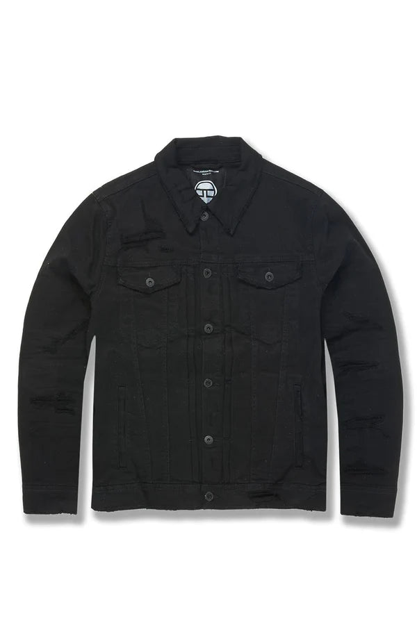 Jordan Craig- Tribeca Twill Trucker Jacket -Black