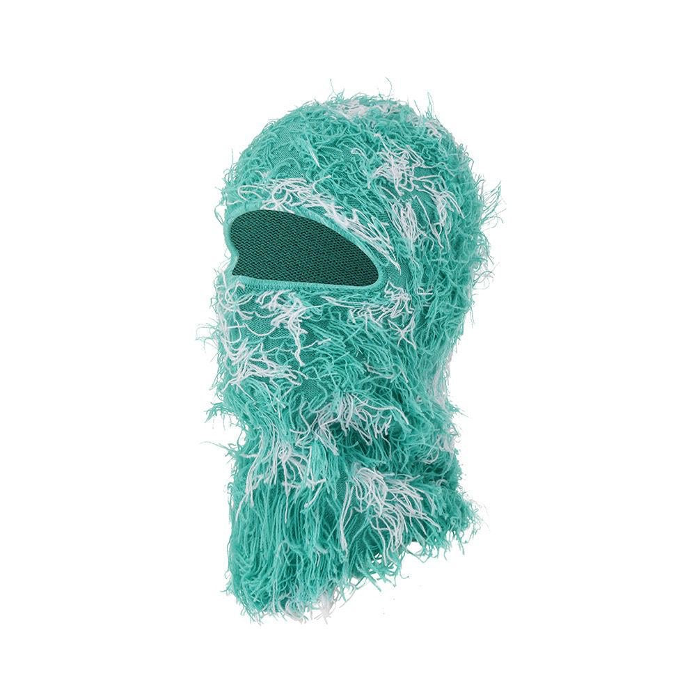 Sheisty Mask - Ski Mask - Balaclava Mask - Turquoise/White