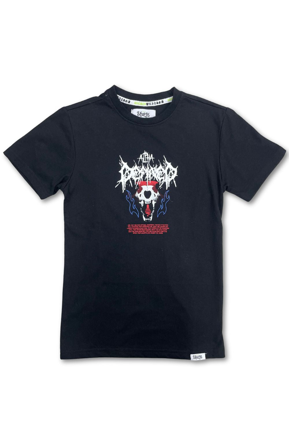 Kids Undrtd At The Top Short Set - Black
