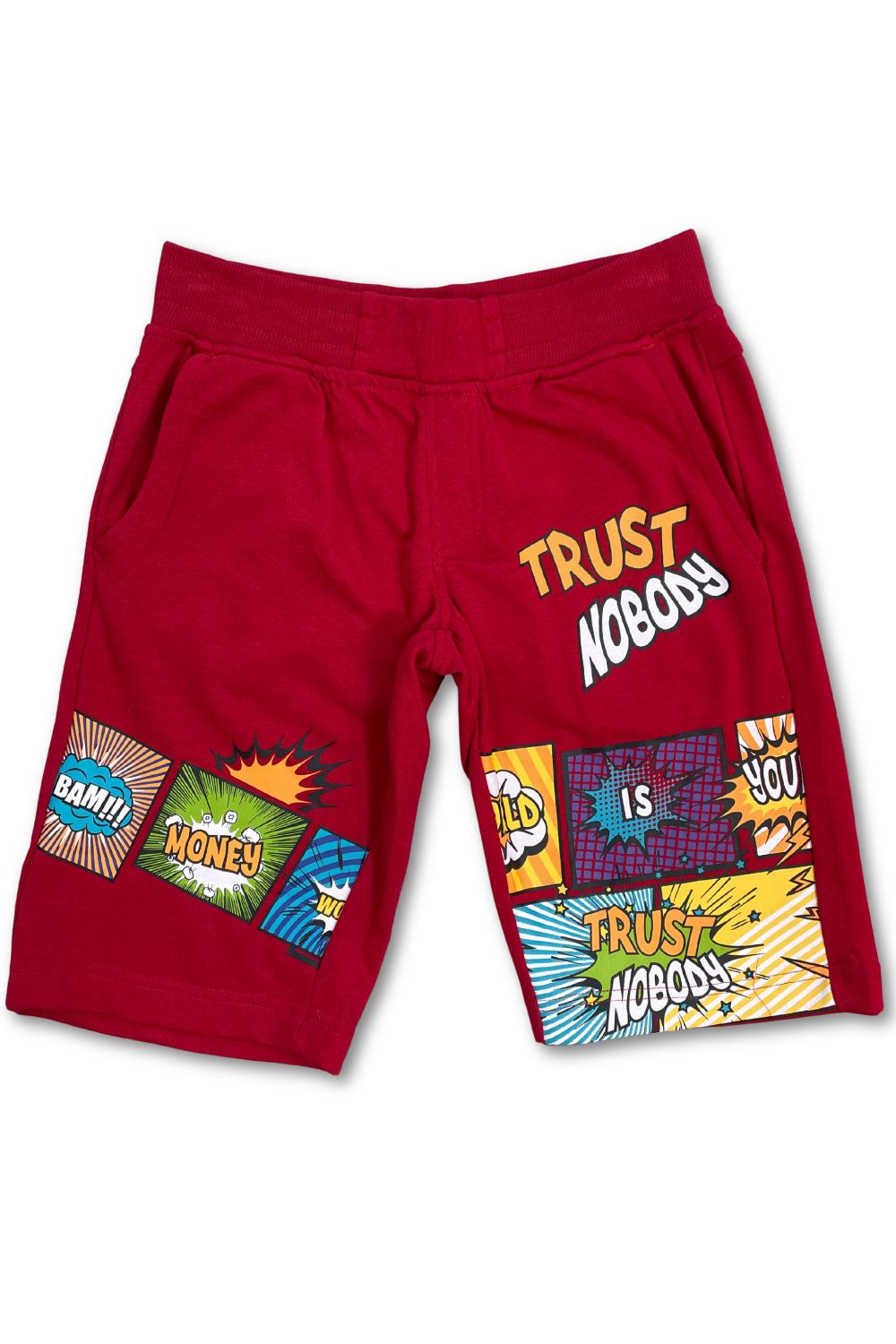 Kids Switch Graphic Shorts - Red