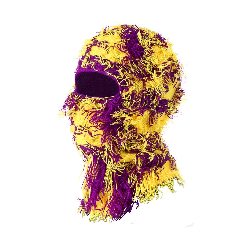 Sheisty Mask - Ski Mask - Balaclava Mask - Yellow/Purple