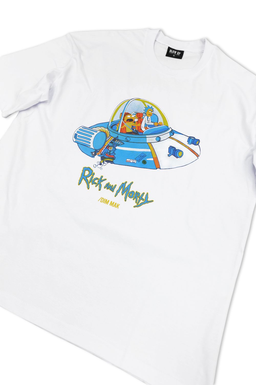 Rick & Morty -Spaceship -T - Shirt -White