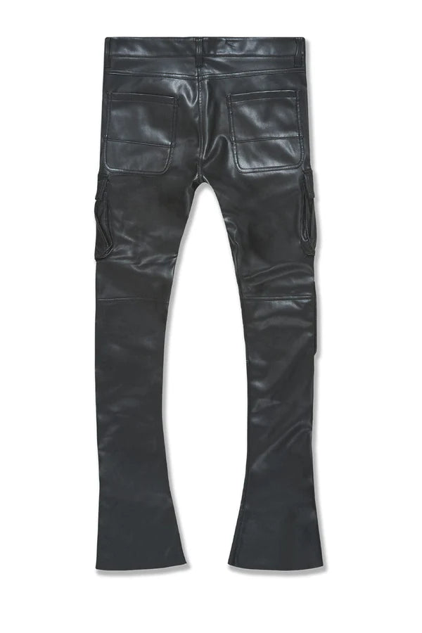 Jordan Craig - Ross Stacked - Billie Jean Cargo Pants -Black