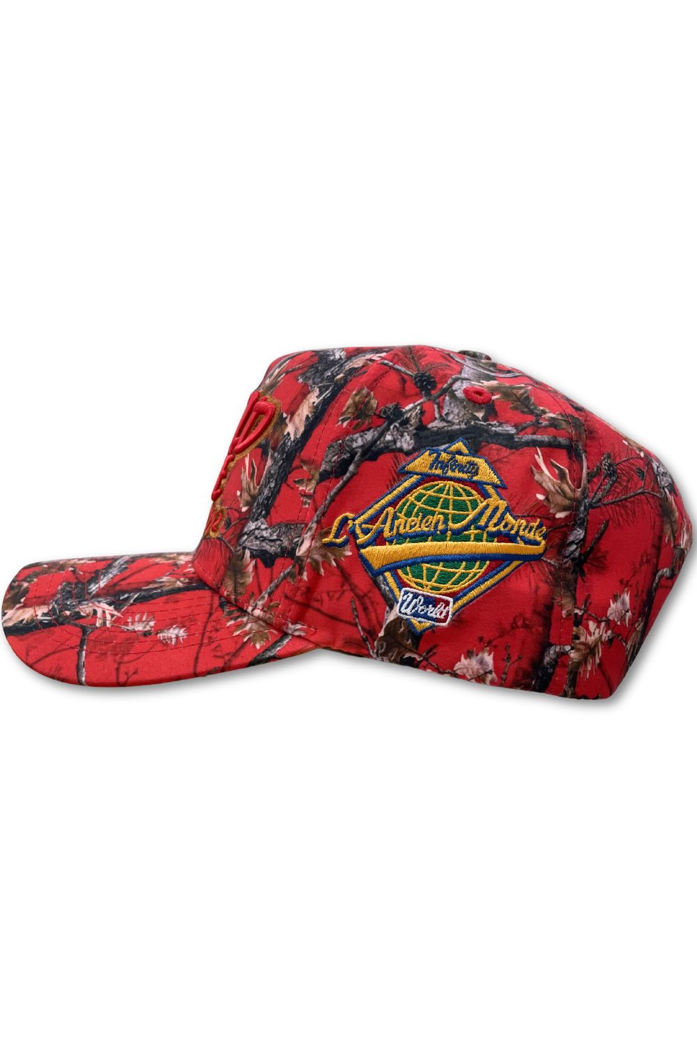 World Wyde Camo Trucker Hat - Red