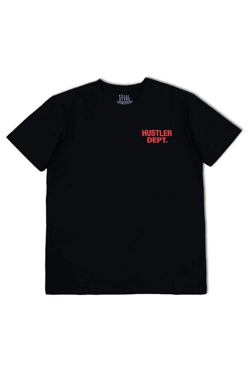 Hustler Dept Graphic T - Shirt - Black - Red