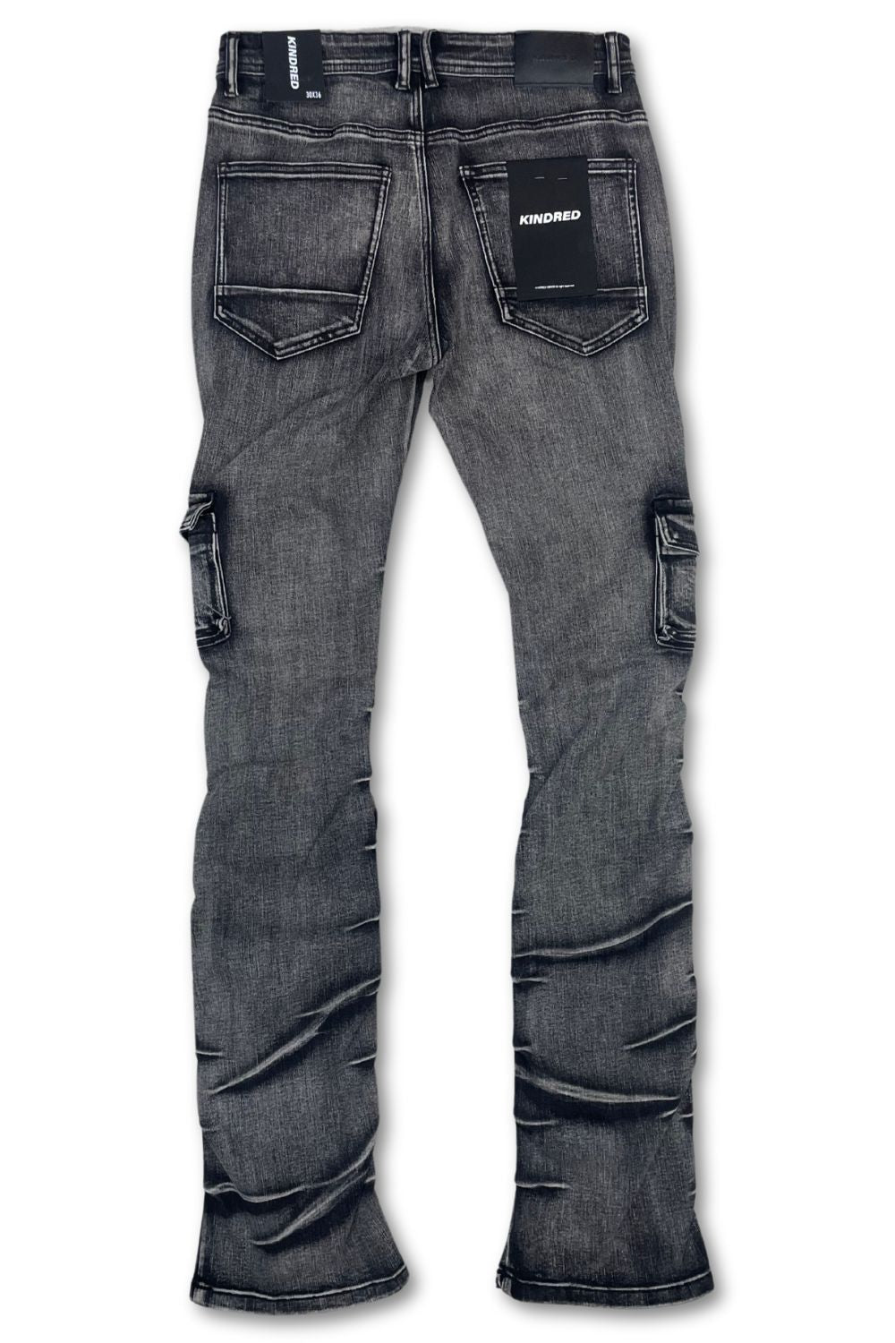 Kindred Super Stacked Jeans - Ice Black