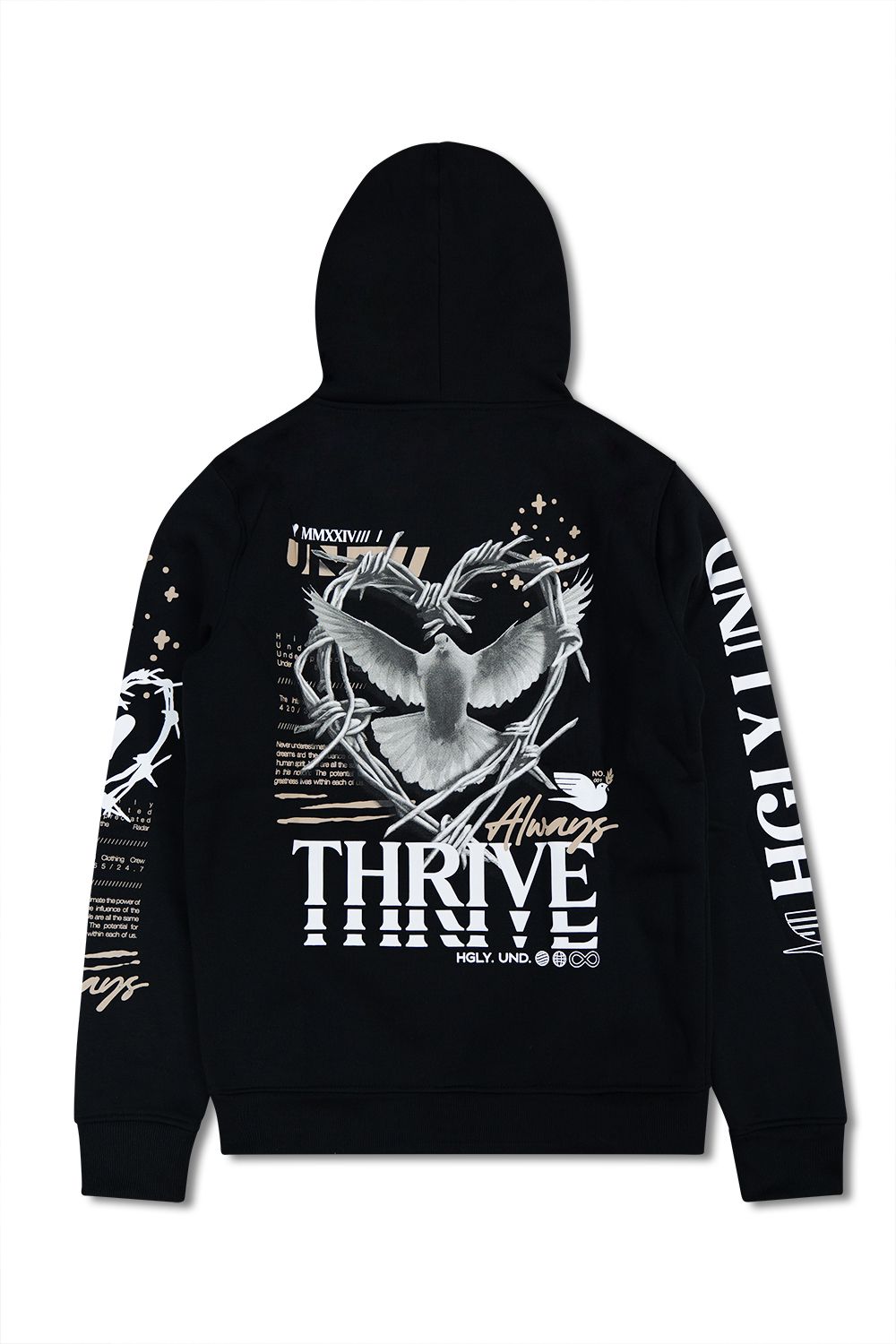 Undrtd -Thrive Stacked Sweatsuit - Black