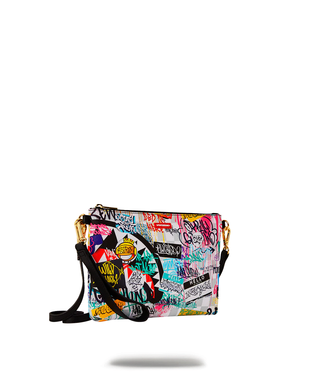 Sprayground -Create Another Day Crossover Clutch w/ Shoulder Strap