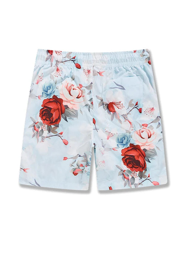 Jordan Craig - Retro - Ibiza Lounge Shorts -Red Floral