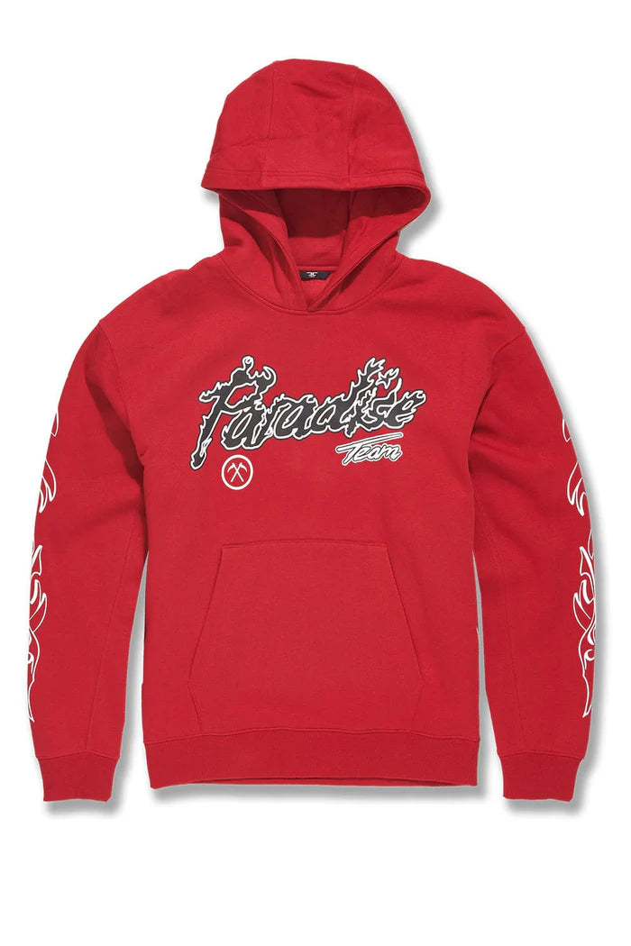 Jordan Craig -Paradise Tour Stacked Sweatsuit - Red