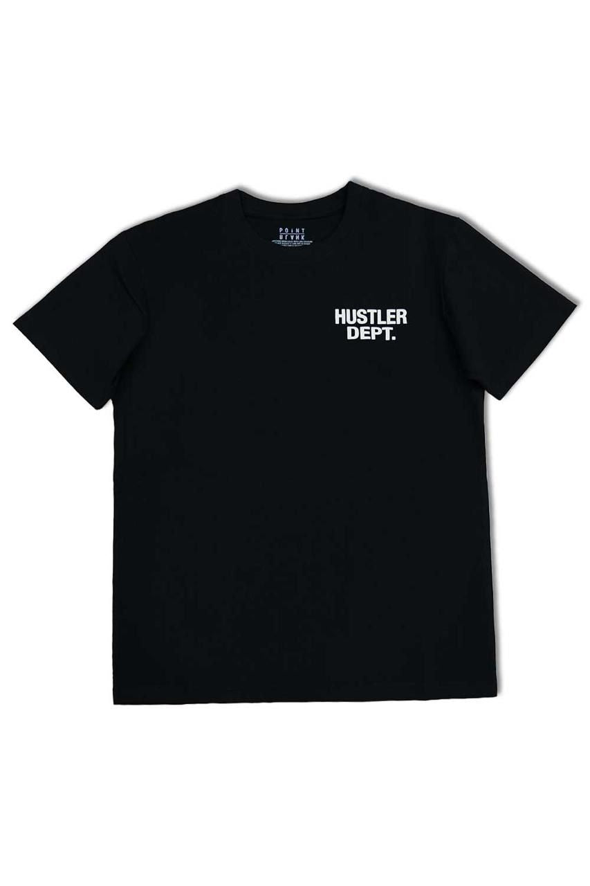 Hustler Dept Graphic T - Shirt - Black - Cream