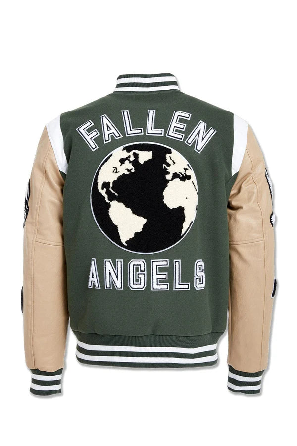 Jordan Craig- Fallen Angels Varsity Jacket -Pine