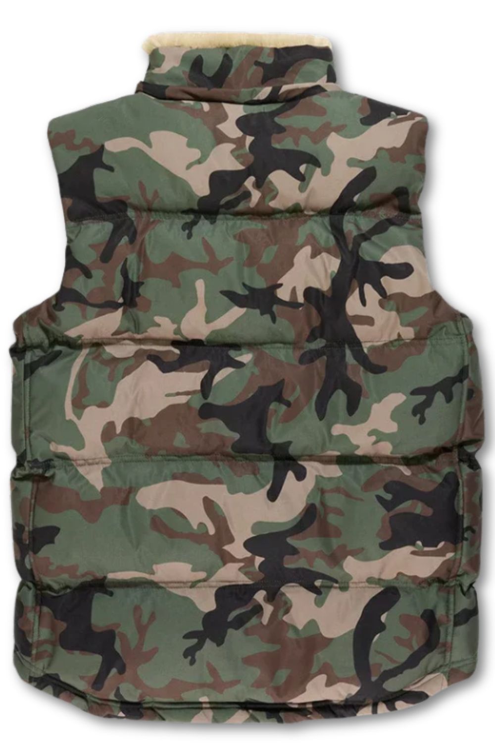Jordan Craig Yukon Fur Lined Puffer Vest - Vintage Camo