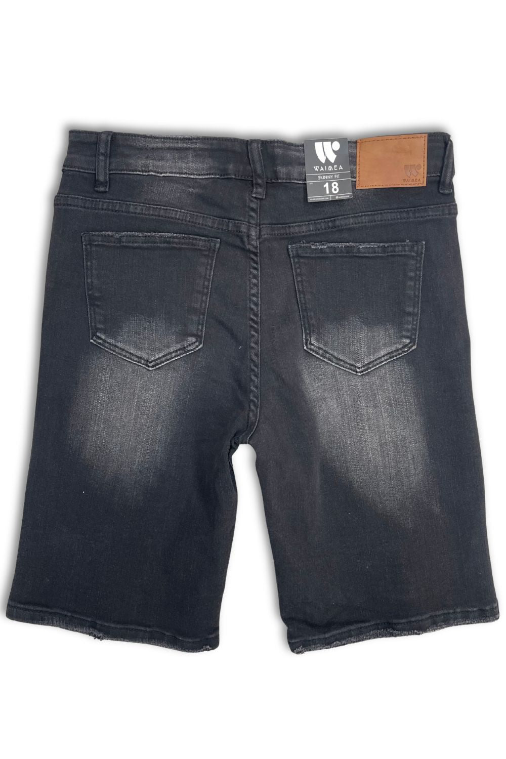 Kids Waimea Jean Shorts - Black wash