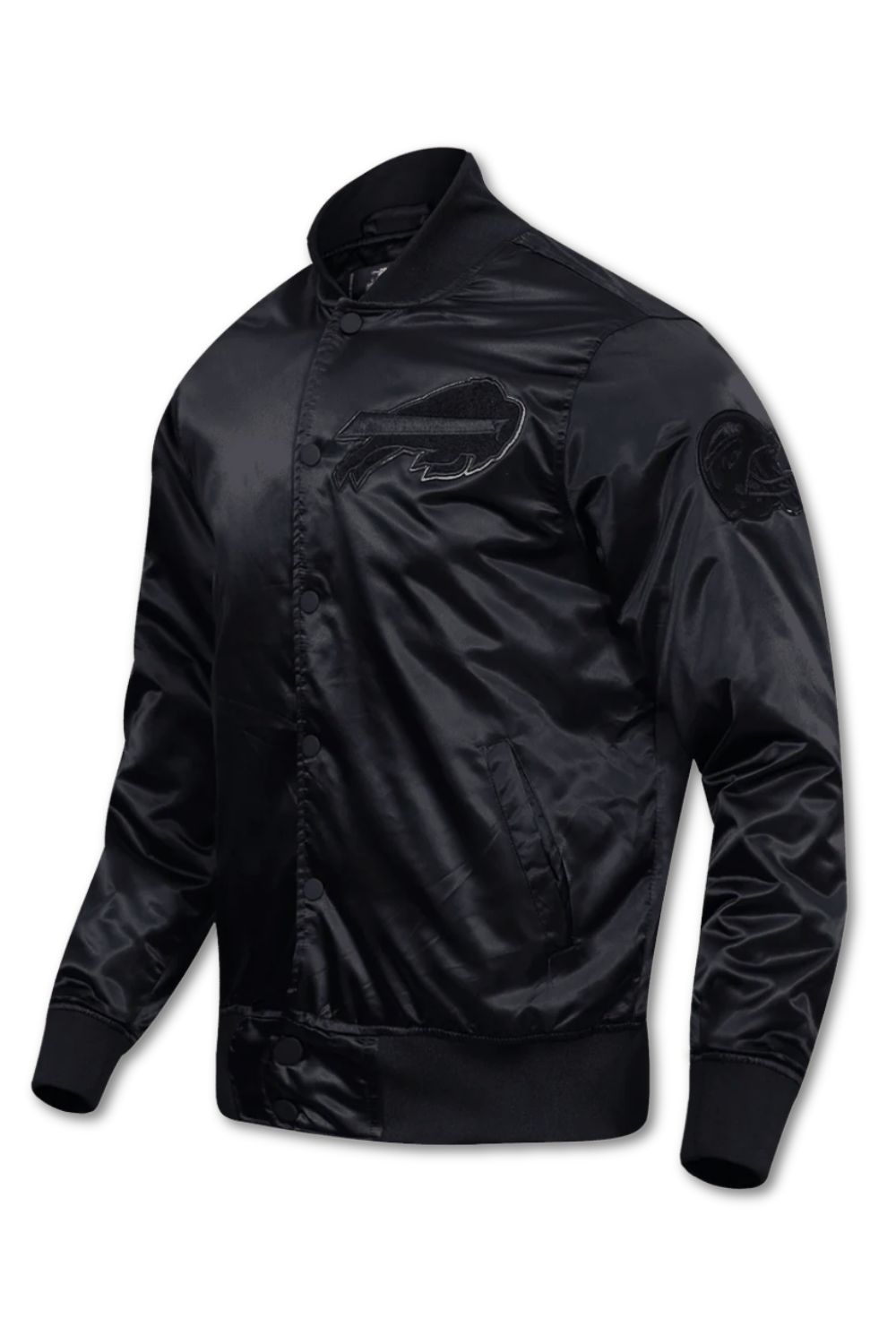 Pro Standard Buffalo Bills Triple Black Satin Jacket