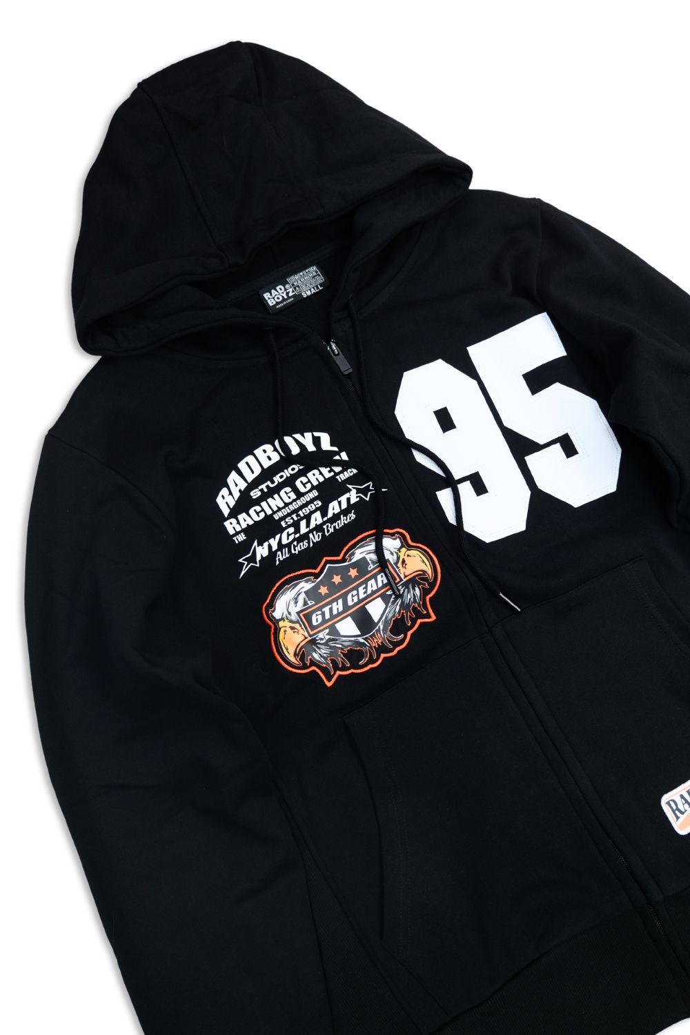 Rad Boyz -Racing Cropped Hoodie