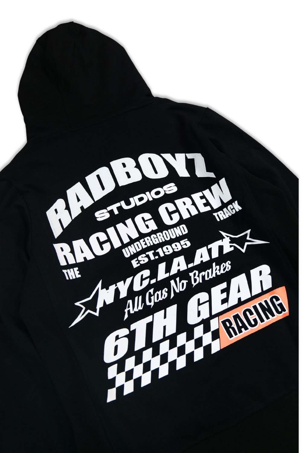 Rad Boyz -Racing Cropped Hoodie