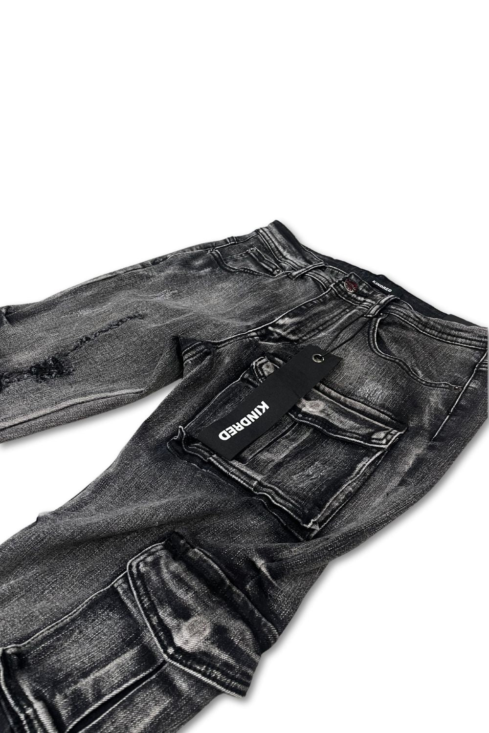 Kindred Super Stacked Jeans - Ice Black