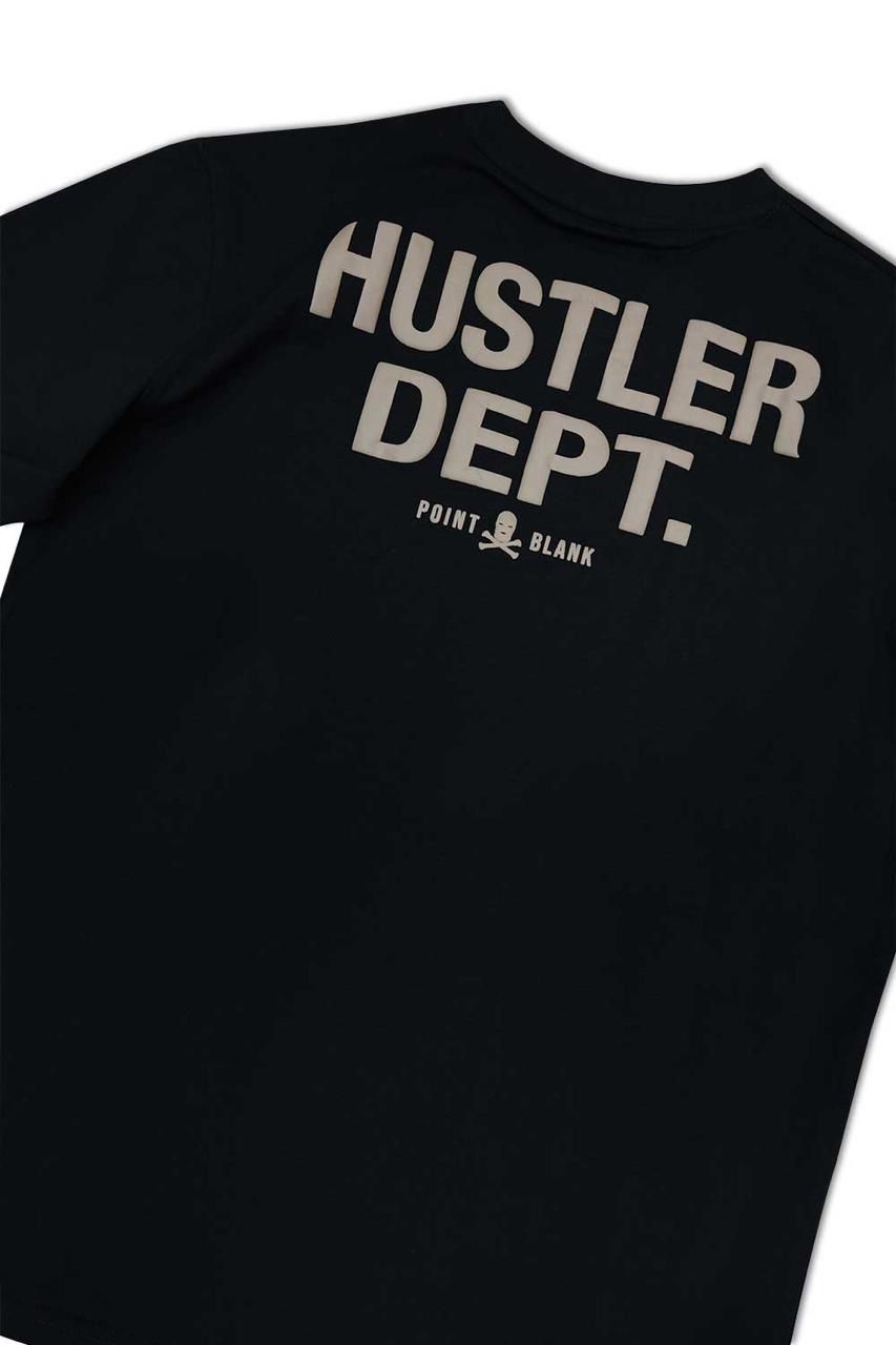 Hustler Dept Graphic T - Shirt - Black - Tan