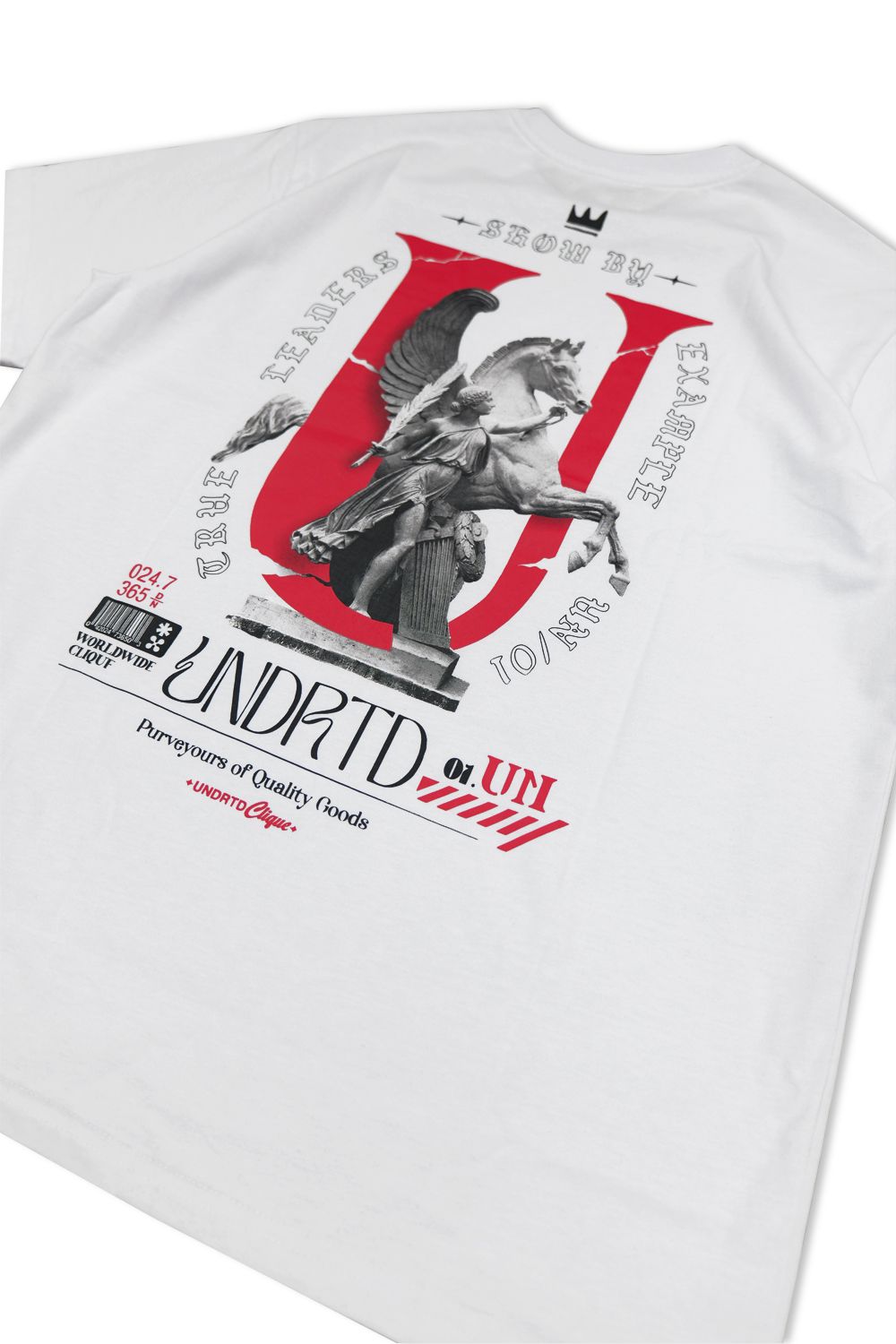 Under Rated Graphic T - Shirt - White