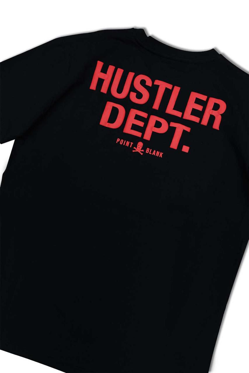 Hustler Dept Graphic T - Shirt - Black - Red