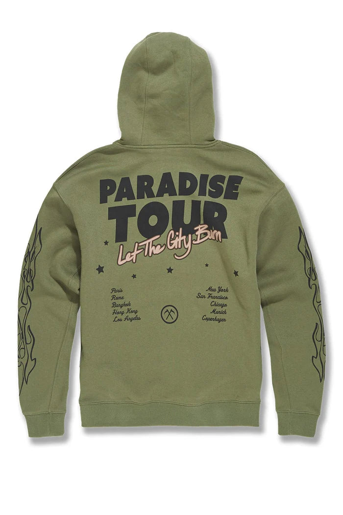 Jordan Craig -Paradise Tour Stacked Sweatsuit - Sage