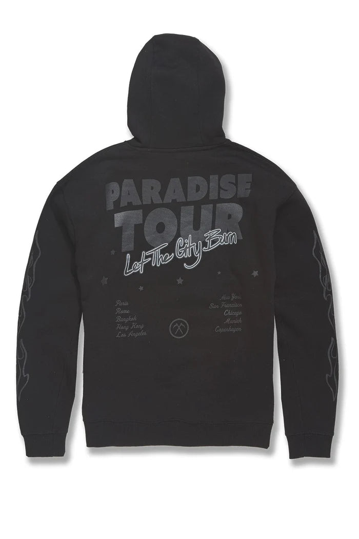 Jordan Craig -Paradise Tour Stacked Sweatsuit - Black