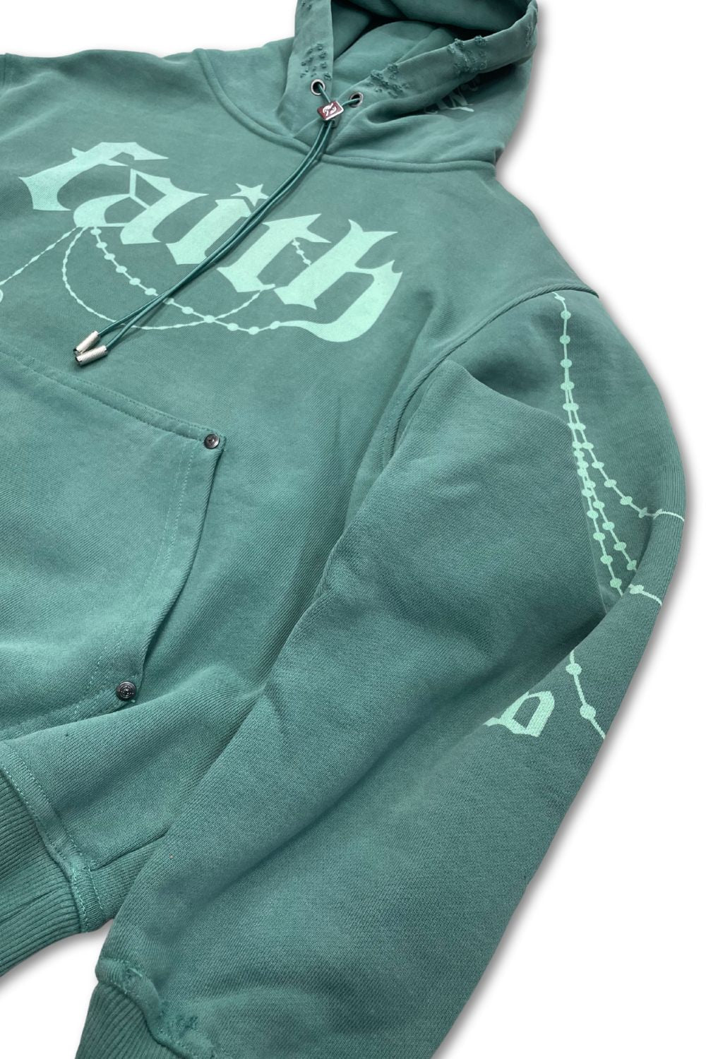 Wrathboy Faith Pullover Hoodie - Green