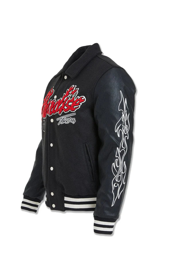 Jordan Craig- Paradise Tour Varsity Jacket -Black