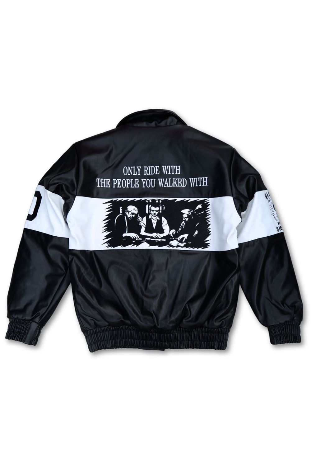 Focus -Gangsters Leather Jacket - Black