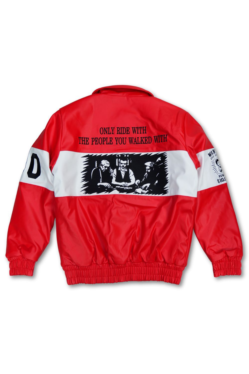 Focus -Gangsters Leather Jacket - Red